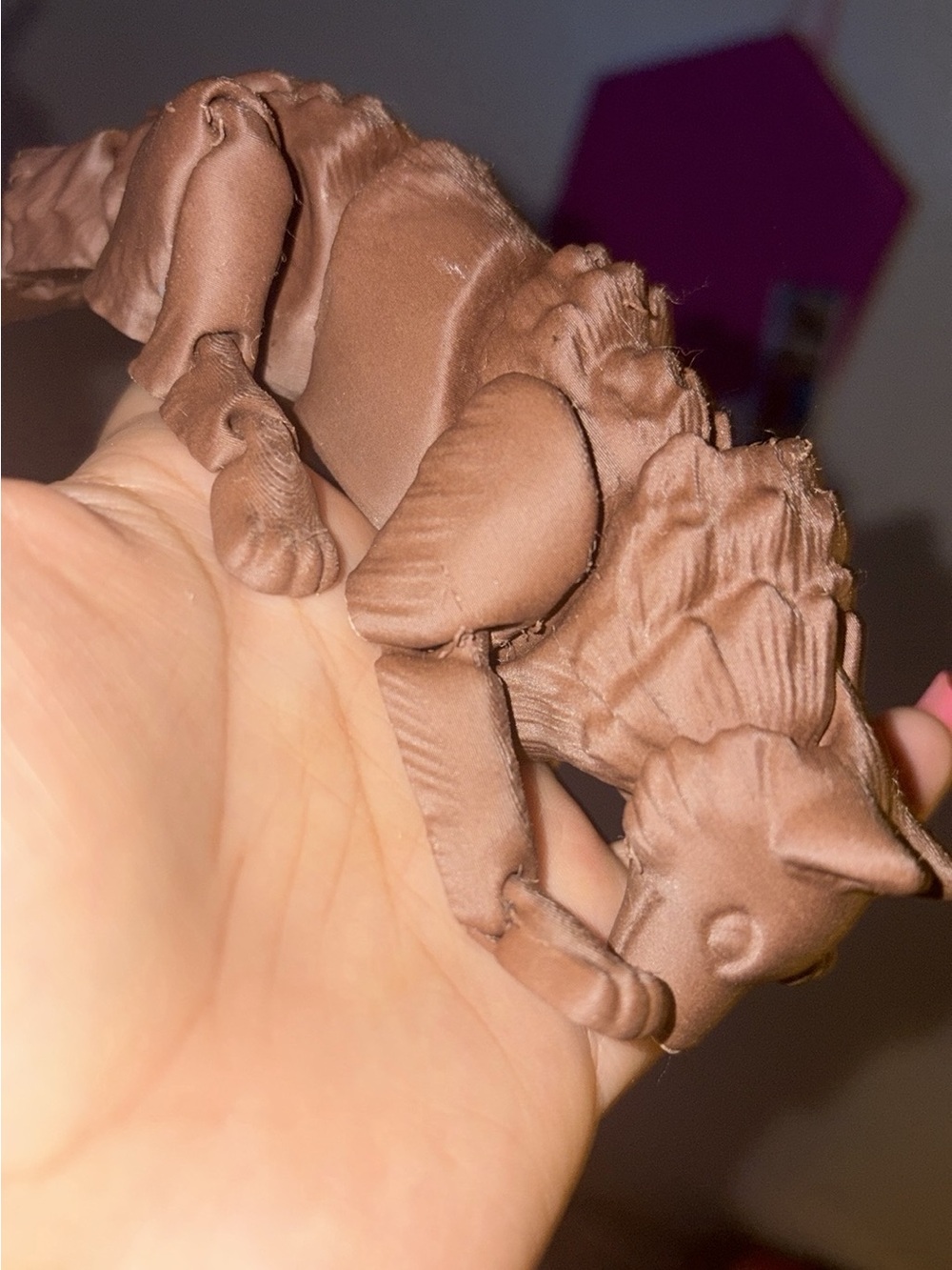 3D printed Wolf fidget toy